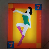 Marco Lodola " carta da gioco "  Luminosa 