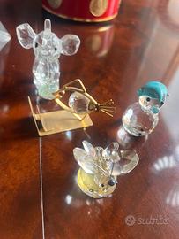 Lotto oggetti decorativi in cristallo