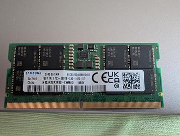 RAM SAMSUNG DDR5 SODIMM 16 GB