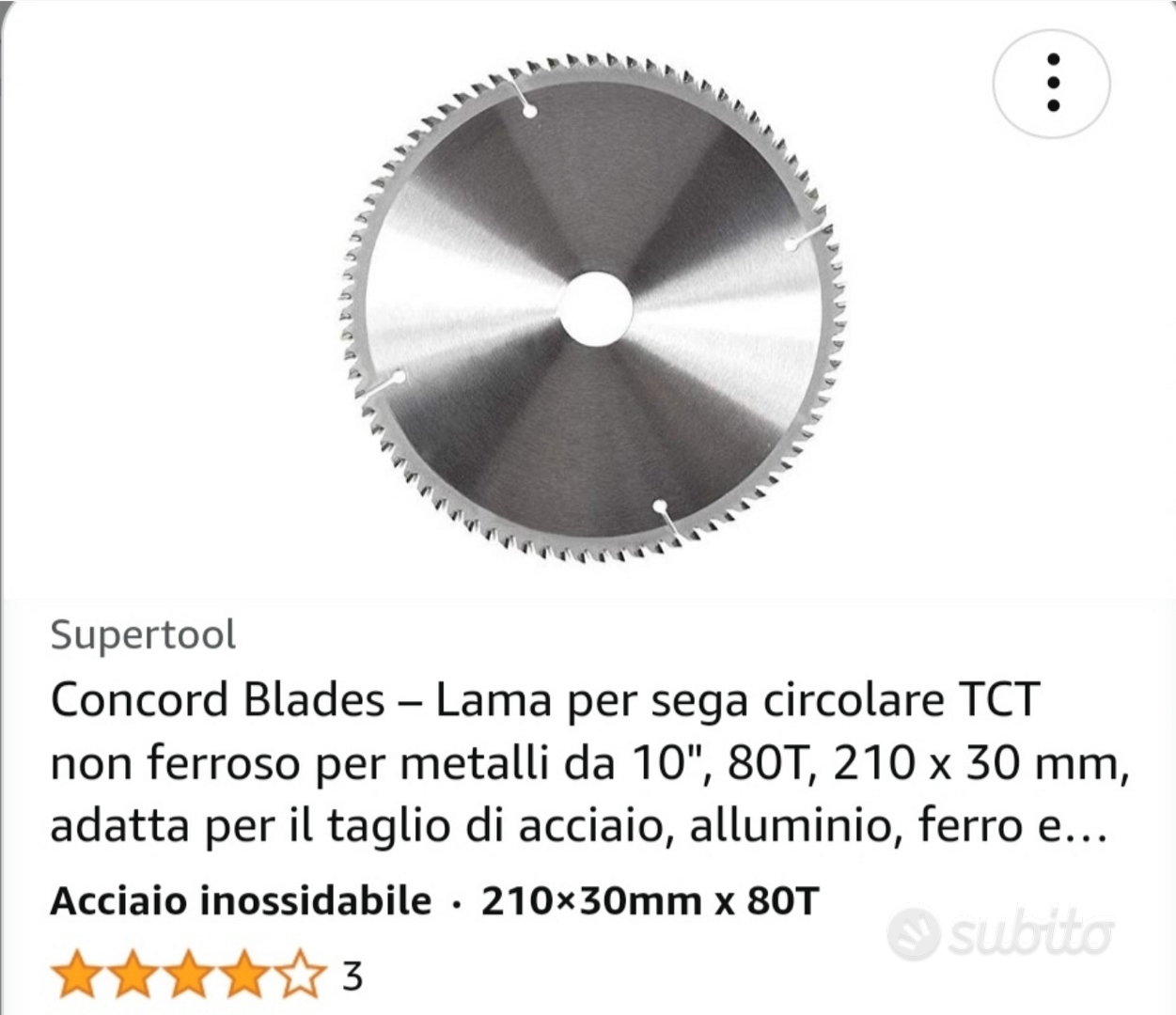 Disco taglio metalli ( alluminio ferro) - Giardino e Fai da te In