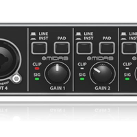 Behringer U-PHORIA UMC404HD Audiophile 4x4