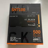 SSD nvme WesternDigital Black 500Gb SN7100