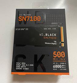 3x SSD nvme WesternDigital Black 500Gb SN7100