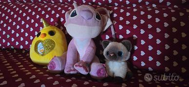 Lotto 3 peluche