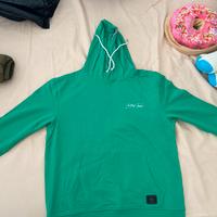 felpa con cappuccio verde “United Teams”