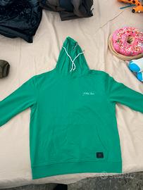 felpa con cappuccio verde “United Teams”