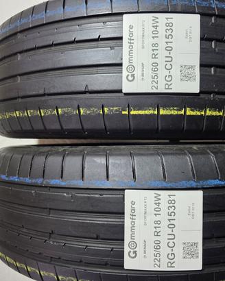2 Pneumatici 225/60 R18 Dunlop Sportmaxx Rt2