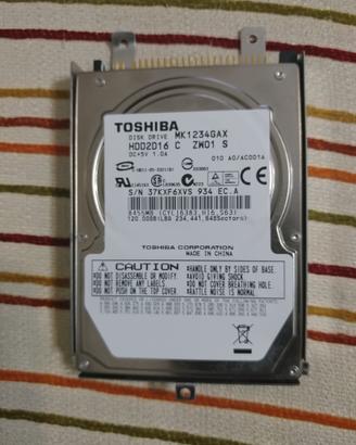 HDD 2.5" 120 GB TOSHIBA eide