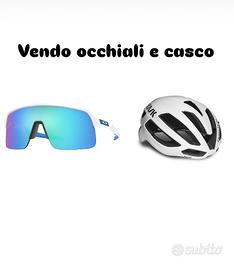 Casco e occhiali