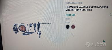 FINIMENTO CALESSE CUOIO SUPERIORE  MISURA FULL