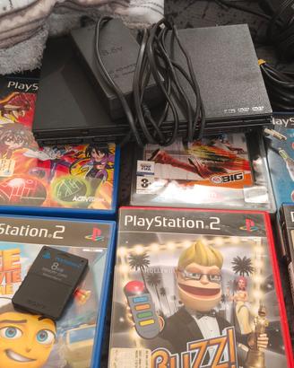 giochi ps2 originali più controller più ps2
