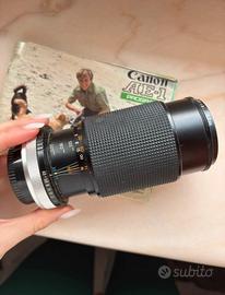 Obiettivo 80-200mm Canon AE-1 analogica