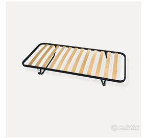 Rete letto singolo pieghevole estraibile con ruote