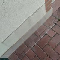 3 pezzi di plexiglass per fare ripiani 38 x39