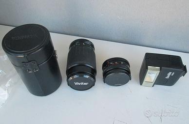 Obiettivi 70-210 + 50 + flash