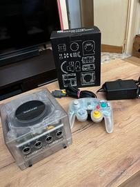 Nintendo Gamecube Cristallo con giochi