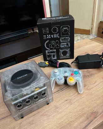 Nintendo Gamecube Cristallo con giochi