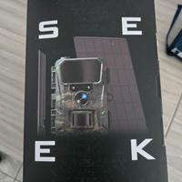 Fototrappola 2k con SD da 64GB e pannello solare