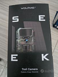 Fototrappola 2k con SD da 64GB e pannello solare