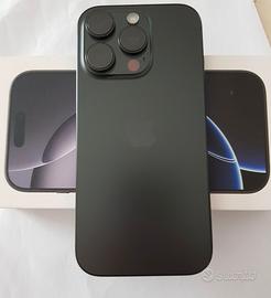 Iphone 16 pro 256 GB nero - come nuovo -