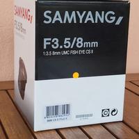 Obiettivo Samyang F3.5/8 mm UMC Fish EyeCSII