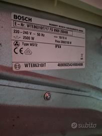 asciugatrice Bosch  8 kg
