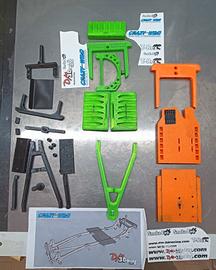 Telaio carbonio  DM 3D racing - Crazy Wild SCX10-2