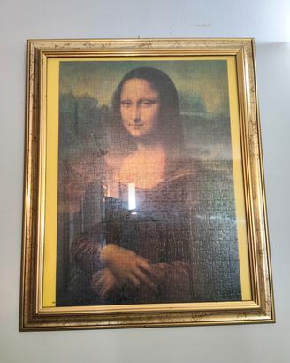 quadro puzzle Gioconda 