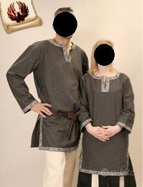 Tunica lana, Larp, GRV, Teatro, Rievocazione stori