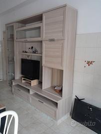 Vetrina moderna con TV