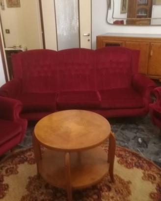 divano + 2 poltrone anni 50