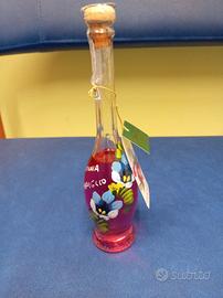 bottiglietta rosolio Ai petali di rosa vintage 