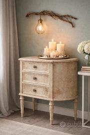 comodino completamente ristrutturato con base mate