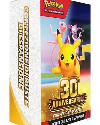 Pokémon 30° Anniversario - Bundle 6 Buste