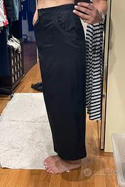 Maxi gonna nera taglia 42