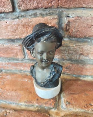 Splendida scultura di bronzo De Martino 