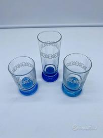 bicchieri in vetro vintange