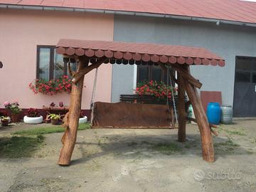 dondolo in legno 