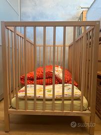 lettino bimbo compreso materasso.