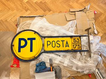 Insegna Poste Italiane anni ‘60