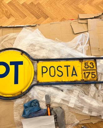 Insegna Poste Italiane anni ‘60