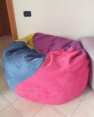 Poltrona sacco in velluto – 4 colori