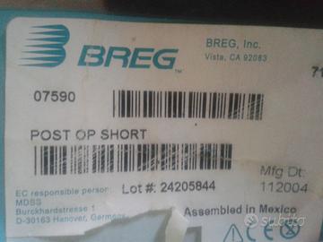 Tutore post OP Short ginocchio BREG