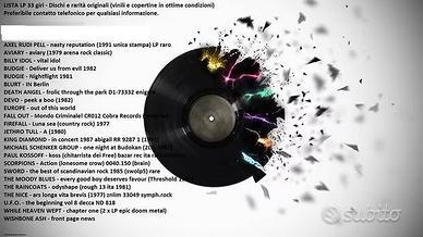 Dischi L.P. metal-prog-rock...rarità...