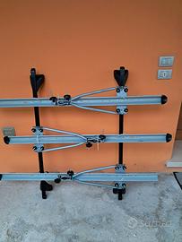 Barre portatutto + 3 portabici