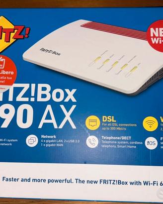AVM FRITZ!Box 7590 AX - Wi-Fi 6 - NUOVO IMBALLATO