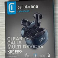 CELLULARLINE AURICOLARI WIRELESS Neri