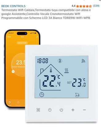 Termostato Wifi Caldaia BEOK