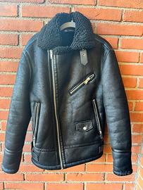 Giacca biker Zara nera uomo