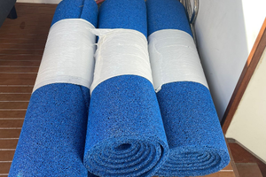 Tappeto isolante acustico contenitore strumenti